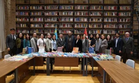Ыстанбұлдың ең ірі кітапханасында алғаш рет Қазақстанның ғылыми-әдеби бұрышы ашылды