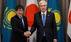 Мемлекет басшысы Sumitomo компаниясының президенті Шинго Уэноны қабылдады