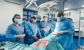 ШЫМКЕНТ ҚАЛАСЫНДА АЛҒАШ РЕТ ӨТЕ СИРЕК КЕЗДЕСЕТІН КҮРДЕЛІ ОТА СӘТТІ ЖАСАЛДЫ