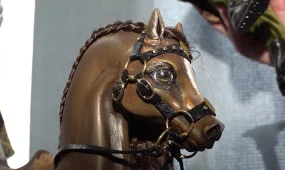 Қызылжарлық шебер балшықтан жылқы кескінін жасады