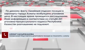 Самолёт совершил экстренную посадку в Алматы из-за смерти пассажира