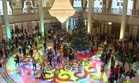 В столице 400 детей приняли участие в новогодней ёлке акима