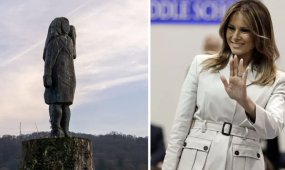 Полиция ищет пропавшую статую Мелании Трамп в ее родной Словении