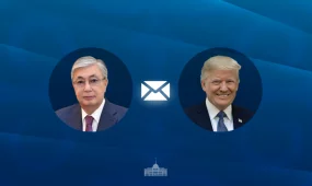 Глава государства поздравил Президента США