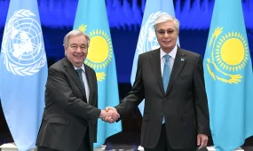 Мемлекет басшысы БҰҰ Бас хатшысы Антониу Гутерришпен келіссөз жүргізді