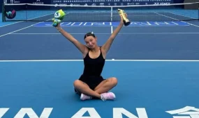 Аружан Сагындыкова выиграла парный титул ITF W15 в Индии