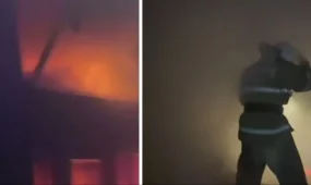 Зона отдыха загорелась в Алматинской области