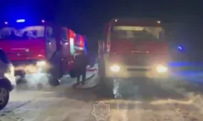 Веранда вспыхнула ночью в селе Костанайской области