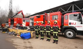 Жаңа қауіпсіздік нүктесі: Алматыда 90 күнде өрт сөндіру бөлімі салынды және ашылды