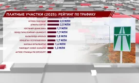 74 миллиона поездок совершено по платным дорогам в 2025 году