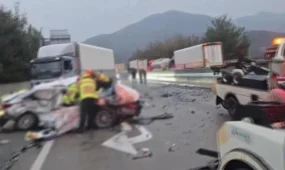 30-ға жуық көлік соқтығысты