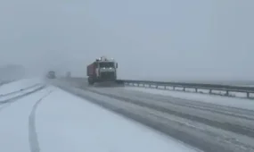 Ауа райына байланысты екі облыста жол жабылды