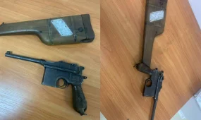 Ғасырдан астам тарихы бар тапанша тәркіленді