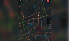 Алматыда ауа райына байланысты кептеліс 10 балға жетті