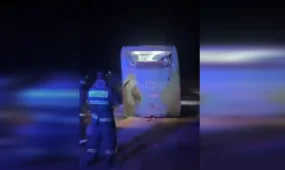 Маңғыстау облысында 50 жолаушы мінген автобус аударылып, 4 адам қаза тапты