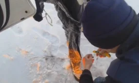 Рыбаков спасли на водохранилище в Павлодарской области (ВИДЕО)