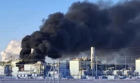 473 вахтовика эвакуировали из-за пожара на ТШО