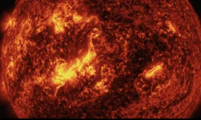 Мощнейшая вспышка произошла на Солнце