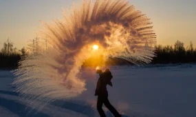 МЧС обратилось к казахстанцам из-за морозов до –45°C