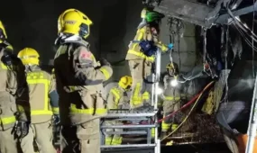 Поезд вновь сошел с рельсов в Испании