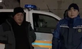 Сотрудники МЧС пришли на помощь путникам из Кыргызстана