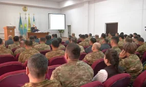 Ключевые решения V Национального курултая обсудили в Карагандинском гарнизоне Регионального командования «Астана»