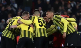 «Кайрат» уступил «Арсеналу» в Лондоне и завершил общий этап Лиги чемпионов