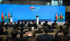 Президент қазақ-оман бизнес форумында сөз сөйледі