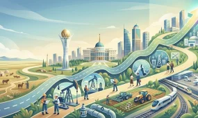 За январь-июнь ВВП Казахстана вырос на 4,1%