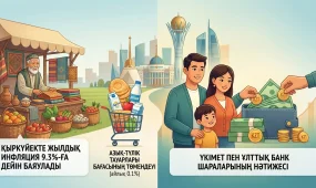 Қазақстанда жылдық инфляция қыркүйек айының қорытындысы бойынша 9,3%-ға дейін баяулады