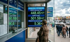 Доллар опустился ниже 450 тенге: что происходит с курсами валют в Казахстане