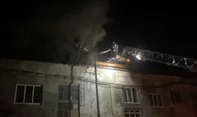 Пожар на заводе произошел в Усть-Каменогорске