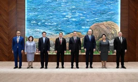 Қырғызстан Президенті ТүркПА-ға мүше елдер парламенттерінің төрағаларын қабылдады