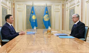 Глава государства принял Генерального прокурора Берика Асылова