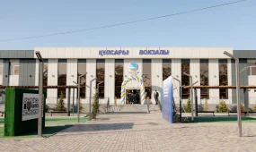 Құлсары қаласында жаңа теміржол вокзалы ашылды