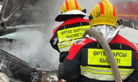 Автокөлік өртенді