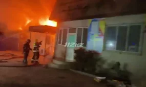 Алматы облысында екі дүкен өртенді