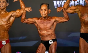 90-летний бодибилдер выступил на чемпионате мира