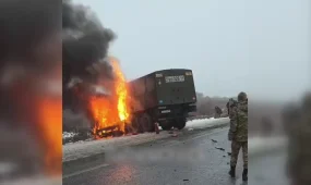 Қызылордада әскерилер мінген көлік апатқа ұшырады