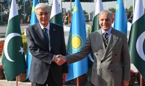 Пәкістан Премьер-министрінің резиденциясында Президент Қасым-Жомарт Тоқаевты ресми қарсы алу рәсімі өтті