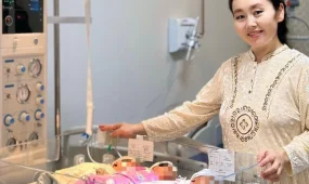 Алматыда үшем дүниеге келді