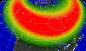 Магнитные бури начались на  Земле после крупнейшей вспышки на  Солнце