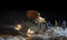 Снегопад оставил без электричества сёла Костанайской области