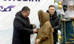 60 семей получили собственные квартиры в рамках предвыборной программы партии «AMANAT» в Илийском районе Алматинской области