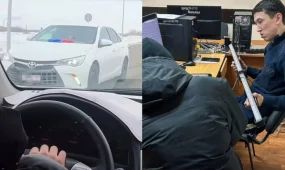 Ақтөбеде жол ережесін өрескел бұзған кортеж жүргізушілері жауапқа тартылды