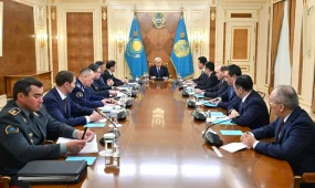 Президент тәртіпті сақтау мәселелері бойынша жиын өткізді