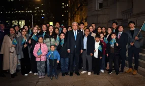 Касым-Жомарт Токаев встретился в Вашингтон с соотечественниками