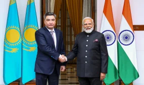 Олжас Бектенов Үндістан Премьер-министрі Нарендра Модимен келіссөздер жүргізіп, India AI Impact Summit 2026 саммитіне қатысты