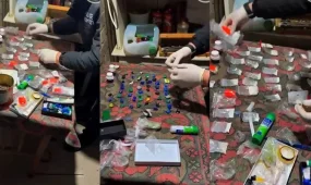 Ақтөбеде ірі көлемдегі синтетикалық есірткі тәркіленді