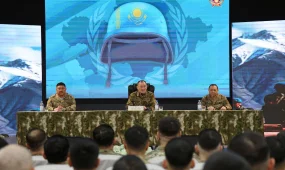 Третий миротворческий контингент из Казахстана готовится к отправке на Голанских высоты